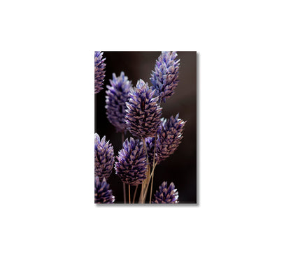 Dry Violet Grass Canvas Wall Decoration-Canvas Print-CetArt-1 panel-16x24 inches-CetArt