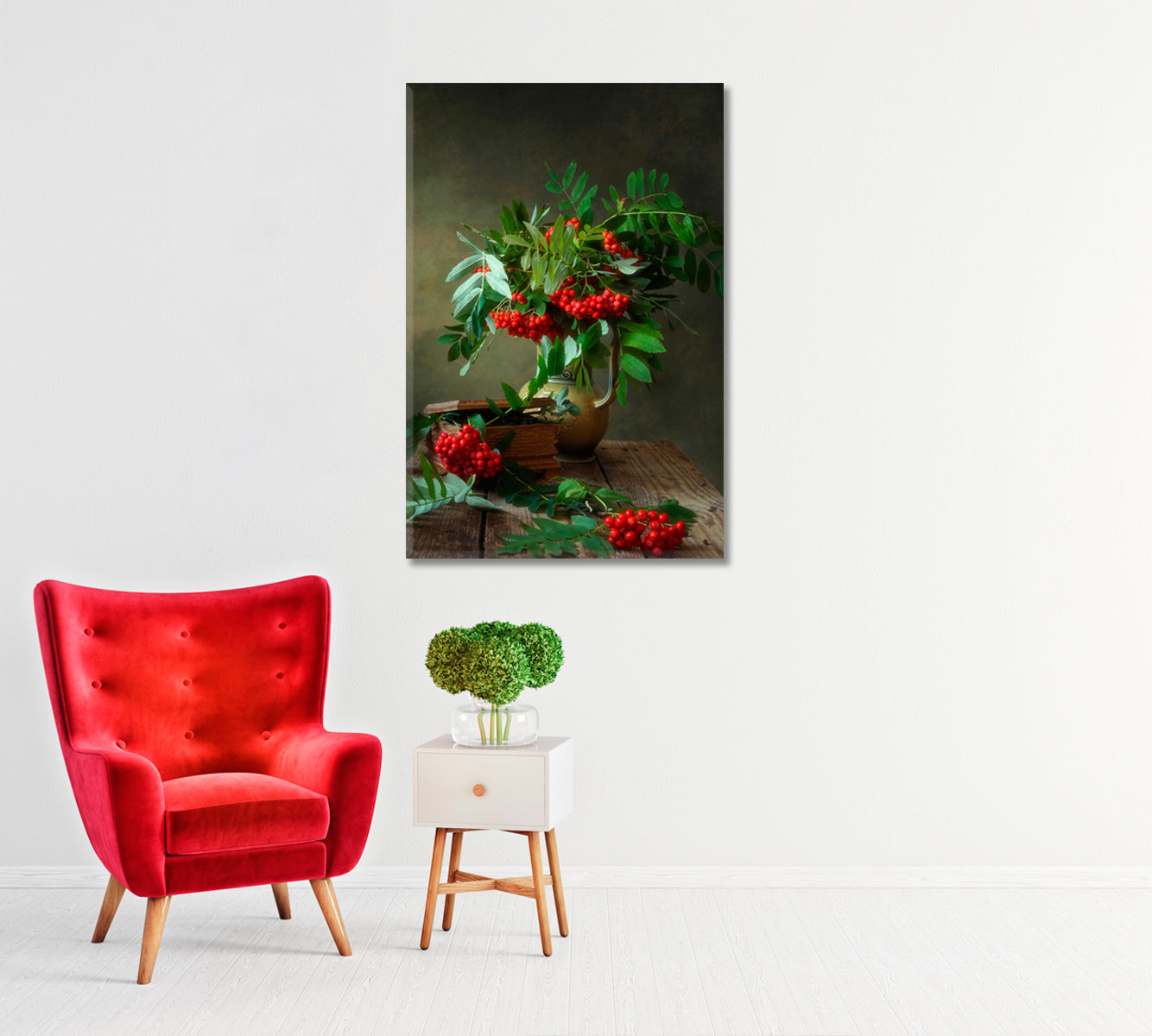 Rowan Still Life Trendy Wall Décor-Canvas Print-CetArt-1 panel-16x24 inches-CetArt