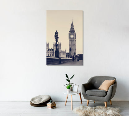 Big Ben Canvas Home Wall Art Decor-Canvas Print-CetArt-1 panel-16x24 inches-CetArt