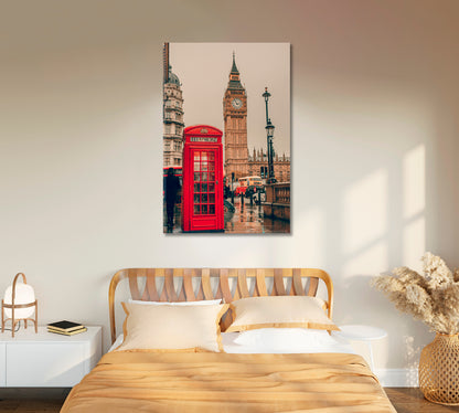 Big Ben Wall Art Home Decor-Canvas Print-CetArt-1 panel-16x24 inches-CetArt