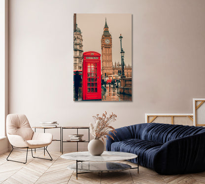 Big Ben Wall Art Home Decor-Canvas Print-CetArt-1 panel-16x24 inches-CetArt