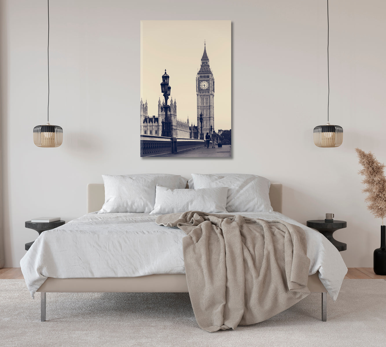 Big Ben Canvas Home Wall Art Decor-Canvas Print-CetArt-1 panel-16x24 inches-CetArt