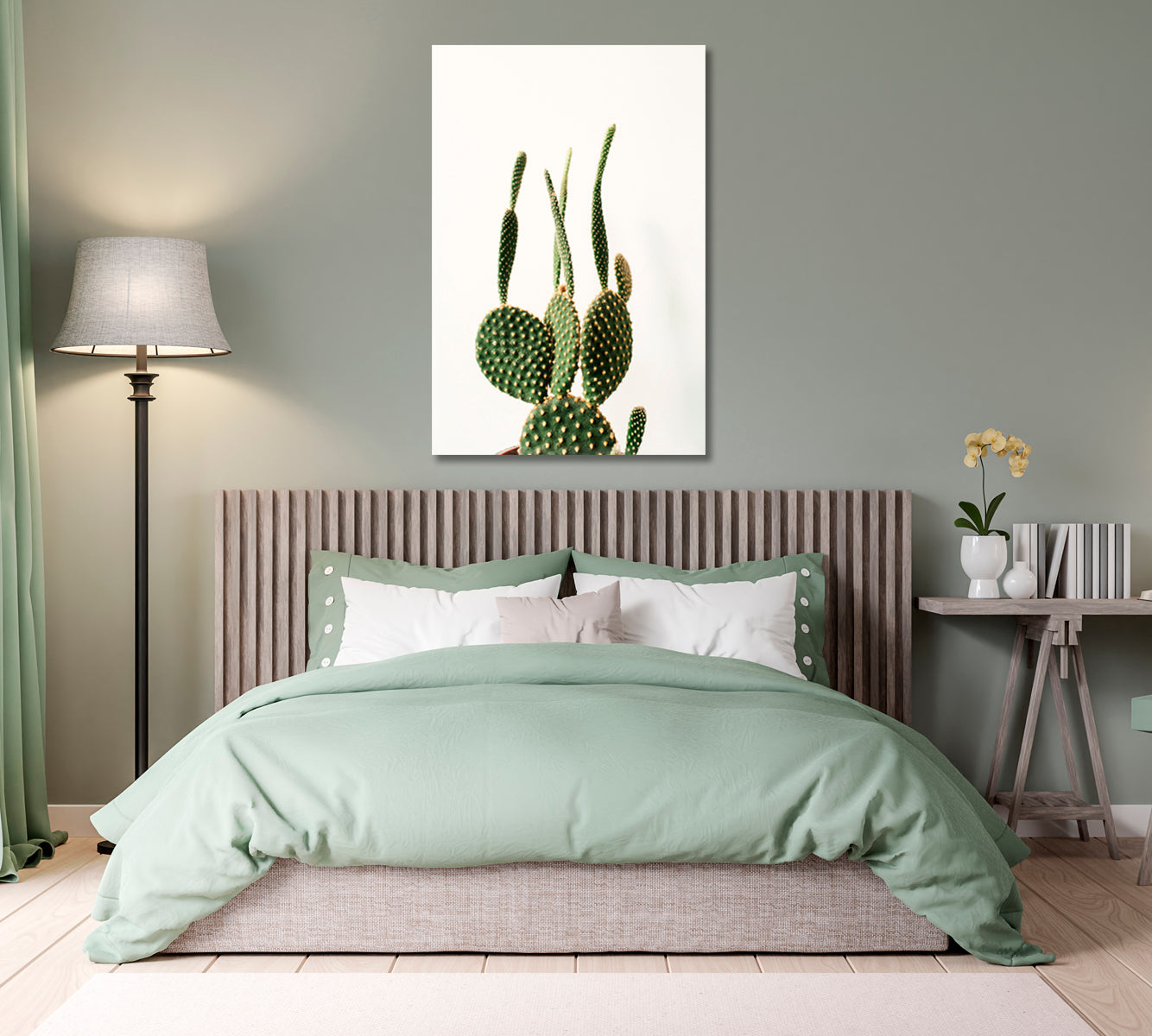 Succulent Cactus Canvas Print Wall Decoration-Canvas Print-CetArt-1 panel-16x24 inches-CetArt