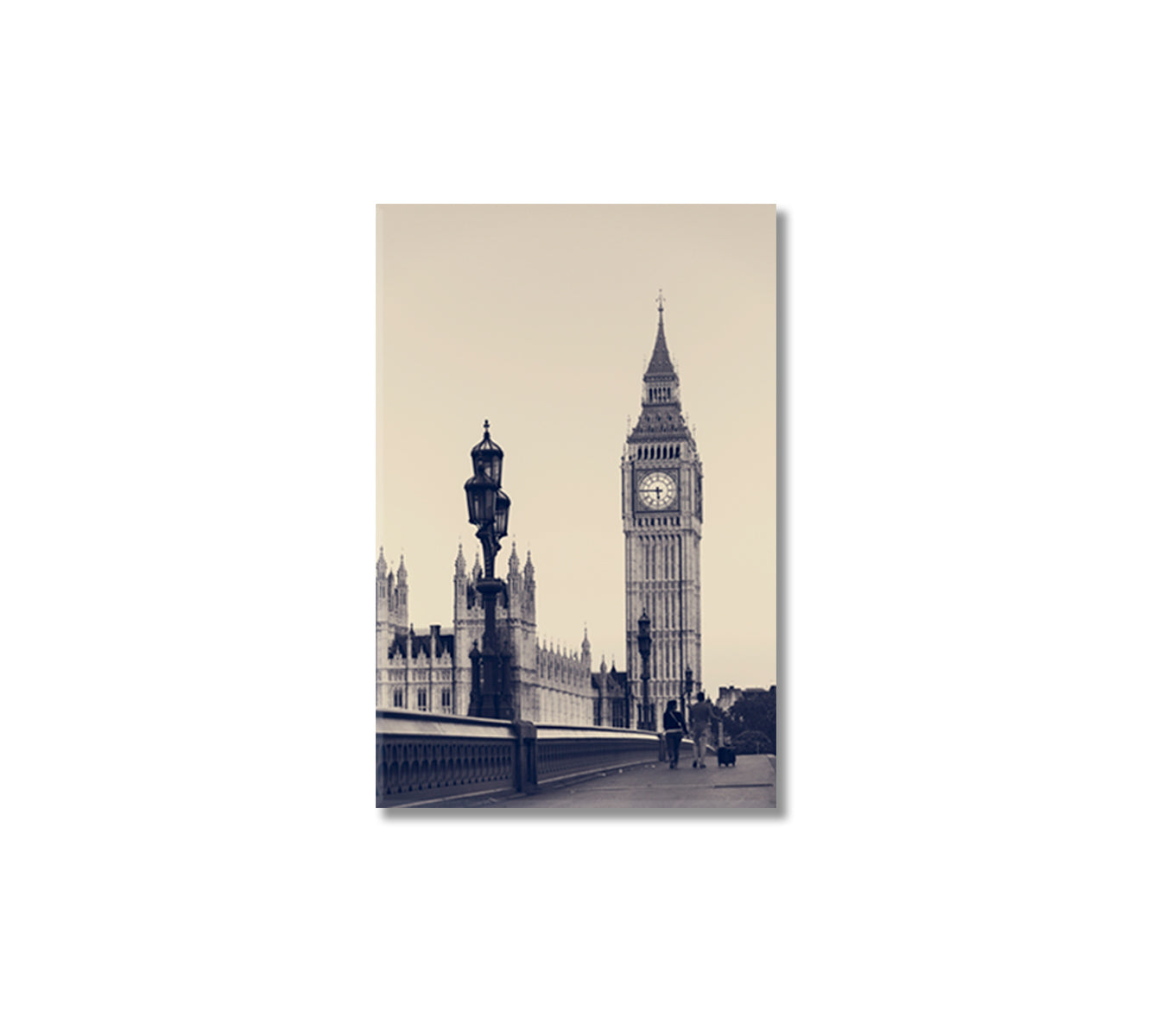 Big Ben Canvas Home Wall Art Decor-Canvas Print-CetArt-1 panel-16x24 inches-CetArt