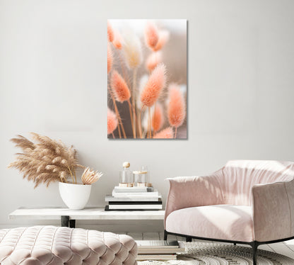 Tender Bunny Tails Grass Canvas Print-Canvas Print-CetArt-1 panel-16x24 inches-CetArt