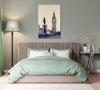 Big Ben Canvas Home Wall Art Decor-Canvas Print-CetArt-1 panel-16x24 inches-CetArt