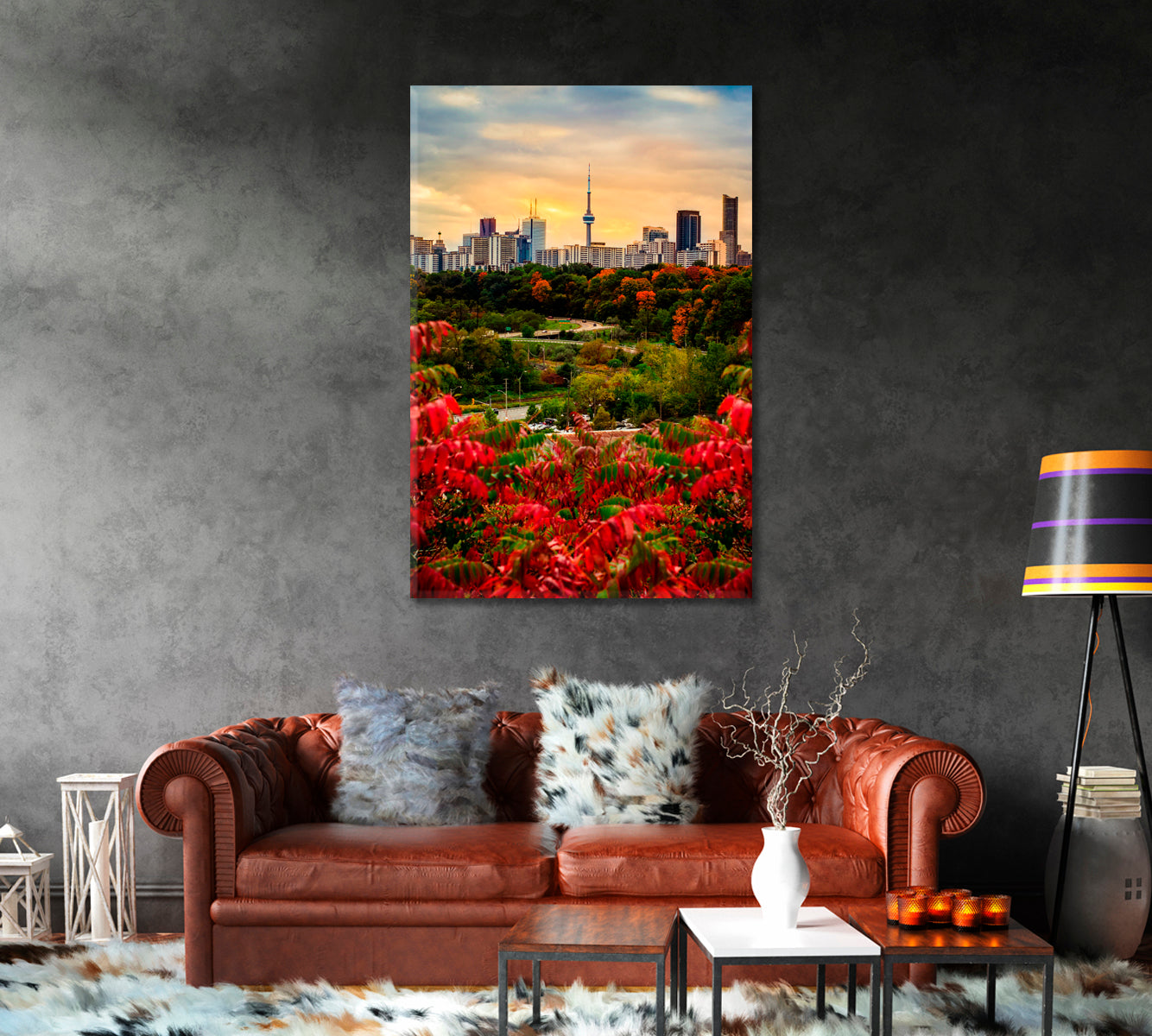 Toronto Ready to Hang Canvas-Canvas Print-CetArt-1 panel-16x24 inches-CetArt