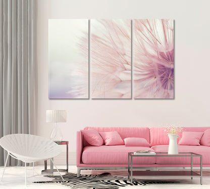 Tender Dandelion Print Canvas Art-Canvas Print-CetArt-1 Panel-24x16 inches-CetArt