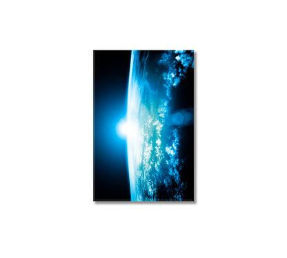 Planet Earth Modern Wall Decor-Canvas Print-CetArt-1 panel-16x24 inches-CetArt