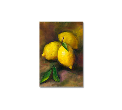 Lemons Canvas Art Home Decor-Canvas Print-CetArt-1 panel-16x24 inches-CetArt