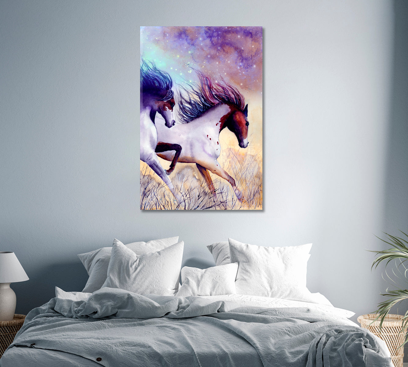 Galloping Horses Canvas Print-Canvas Print-CetArt-1 panel-16x24 inches-CetArt