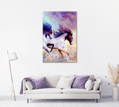 Galloping Horses Canvas Print-Canvas Print-CetArt-1 panel-16x24 inches-CetArt