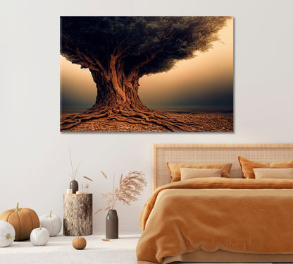 Impressive Large Tree Canvas Art Print-Canvas Print-CetArt-1 Panel-24x16 inches-CetArt