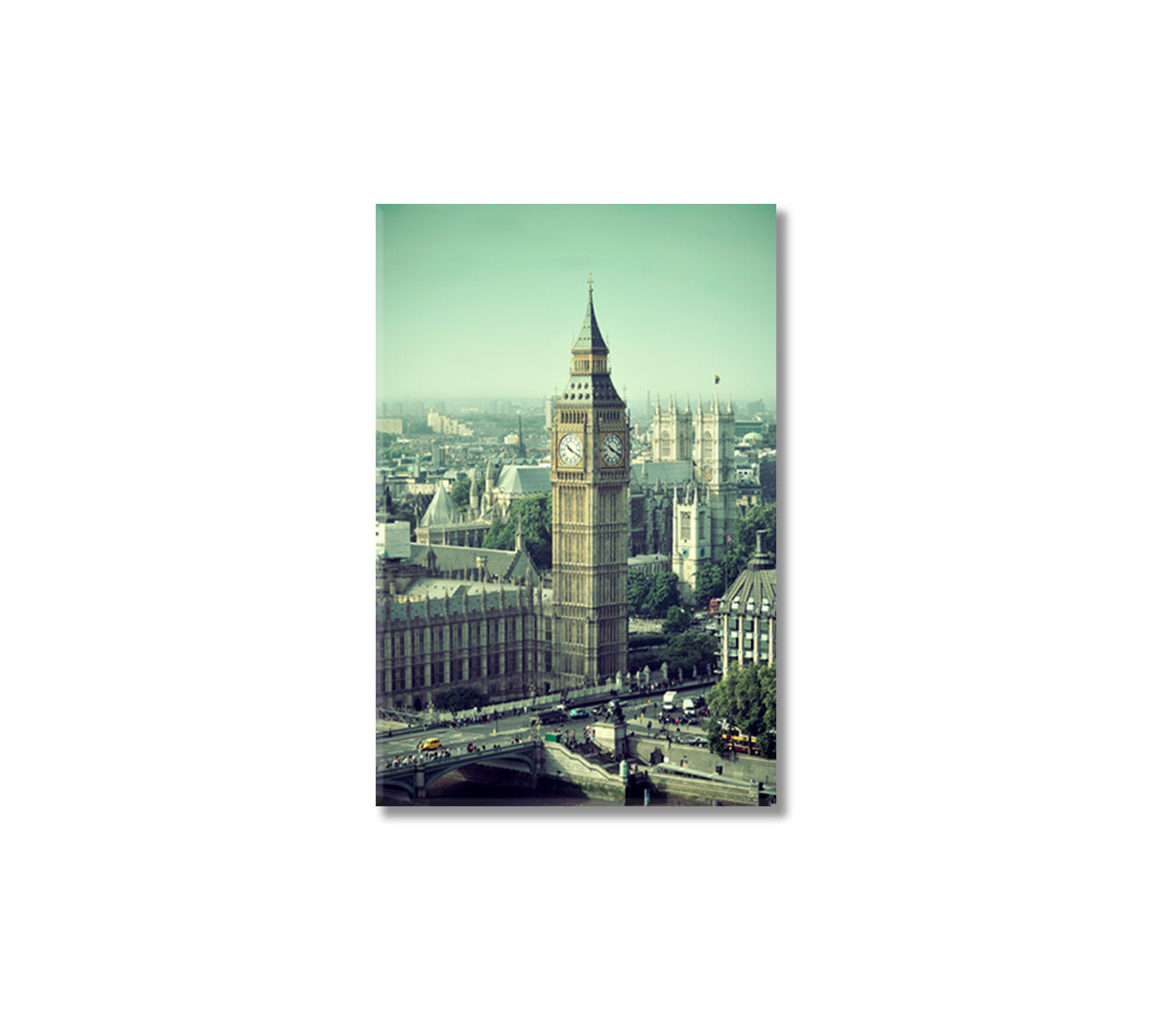 London Westminster Big Ben Canvas Print-Canvas Print-CetArt-1 panel-16x24 inches-CetArt