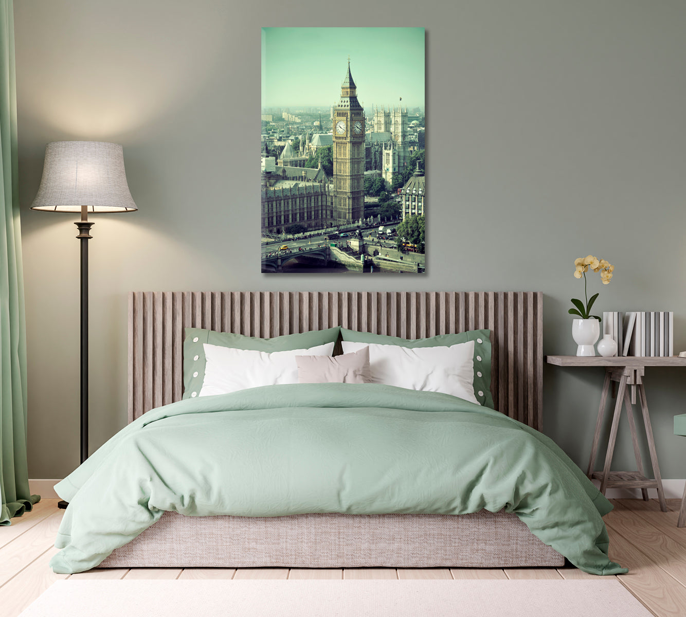 London Westminster Big Ben Canvas Print-Canvas Print-CetArt-1 panel-16x24 inches-CetArt