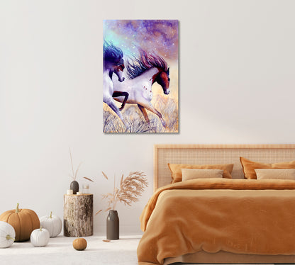 Galloping Horses Canvas Print-Canvas Print-CetArt-1 panel-16x24 inches-CetArt