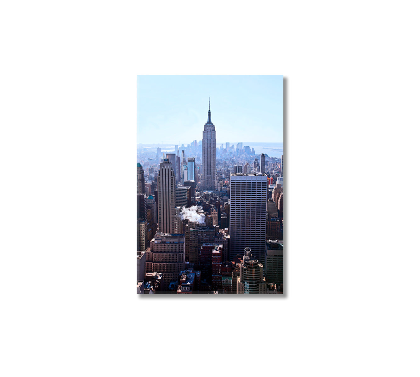 New York City Skyline Canvas Print-Canvas Print-CetArt-1 panel-16x24 inches-CetArt