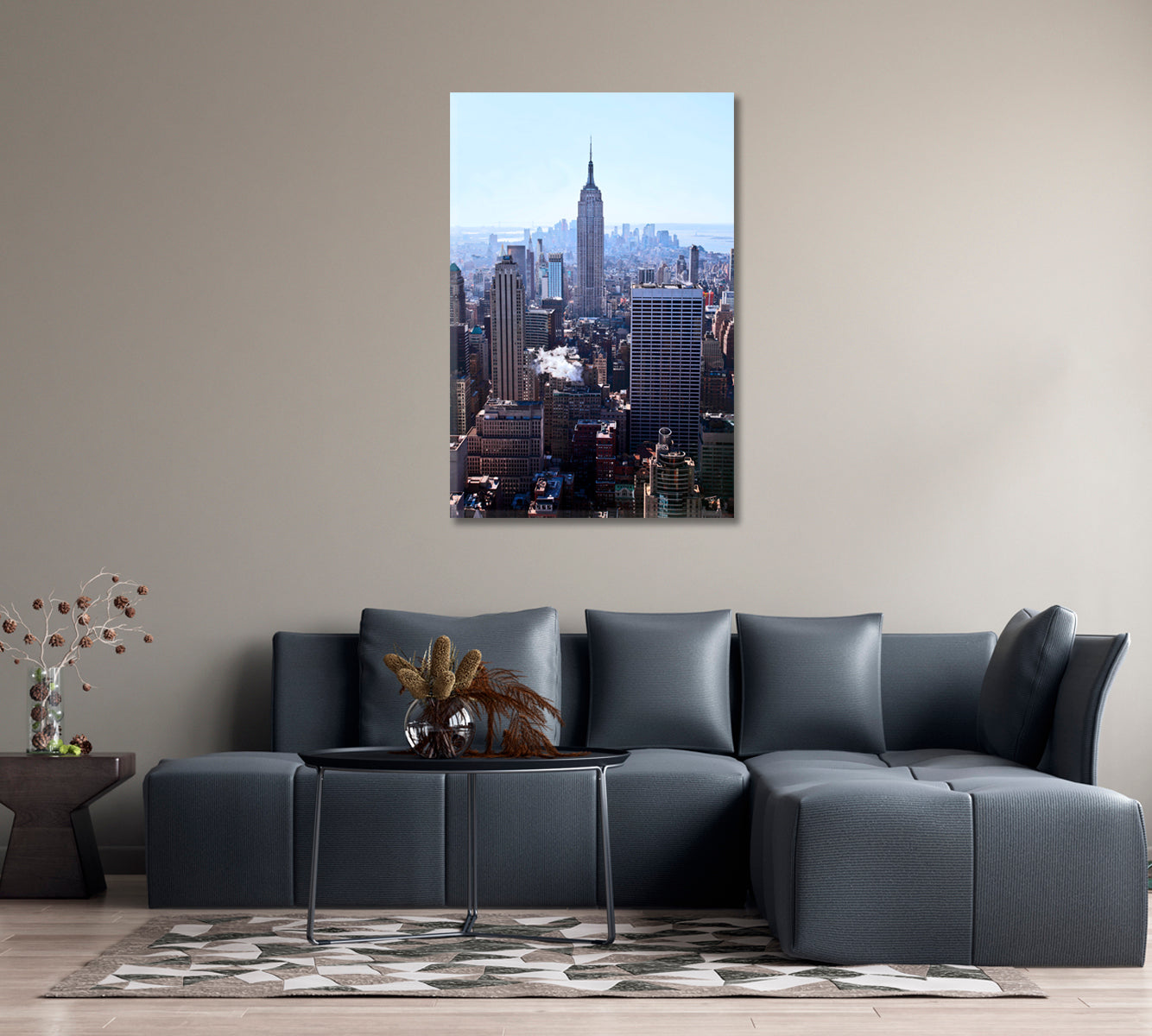 New York City Skyline Canvas Print-Canvas Print-CetArt-1 panel-16x24 inches-CetArt