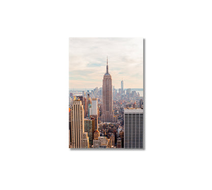 New York City Home Art Decor-Canvas Print-CetArt-1 panel-16x24 inches-CetArt