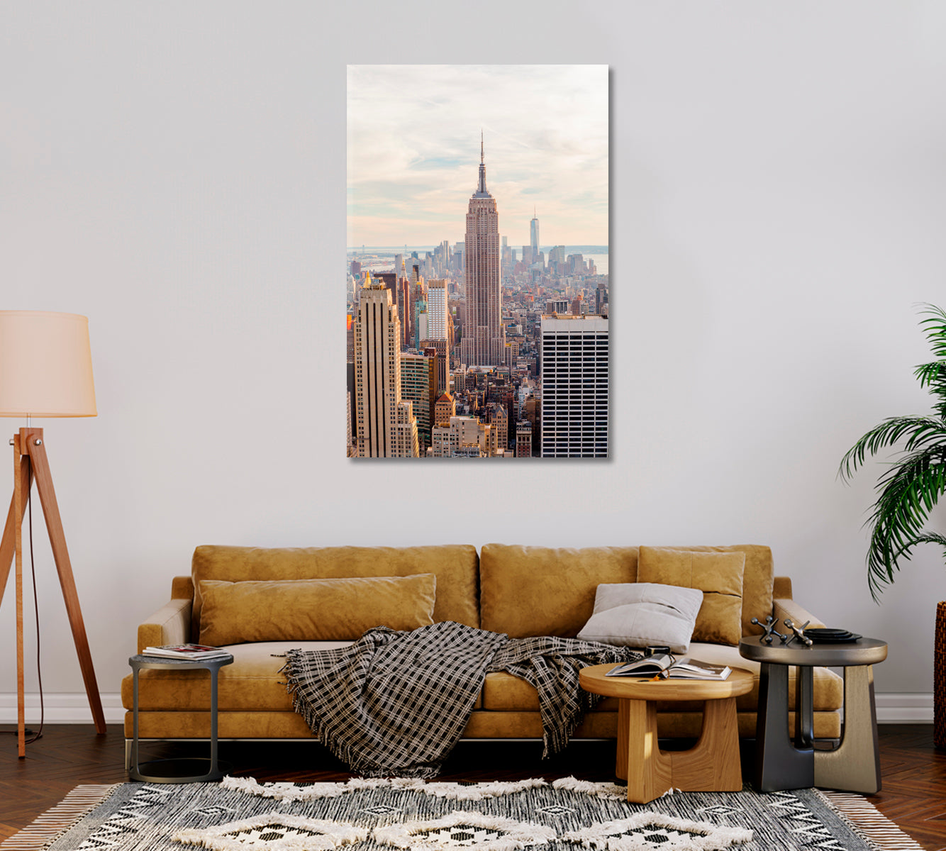 New York City Home Art Decor-Canvas Print-CetArt-1 panel-16x24 inches-CetArt