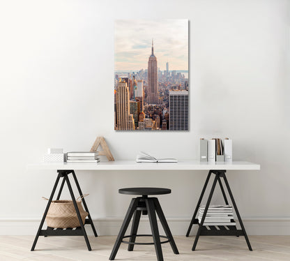 New York City Home Art Decor-Canvas Print-CetArt-1 panel-16x24 inches-CetArt