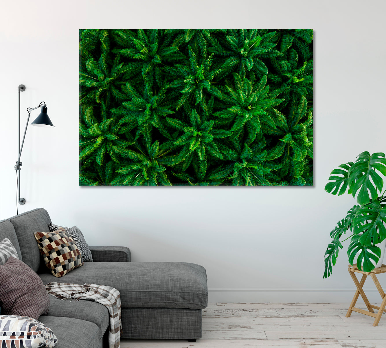 Palm Plantation Canvas Art Home Decor-Canvas Print-CetArt-1 Panel-24x16 inches-CetArt