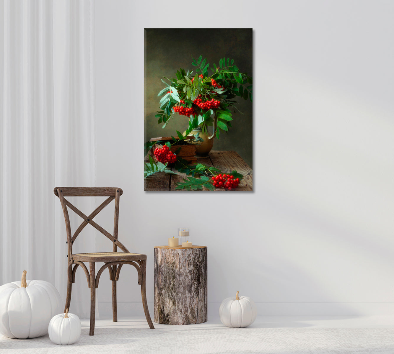 Rowan Still Life Trendy Wall Décor-Canvas Print-CetArt-1 panel-16x24 inches-CetArt