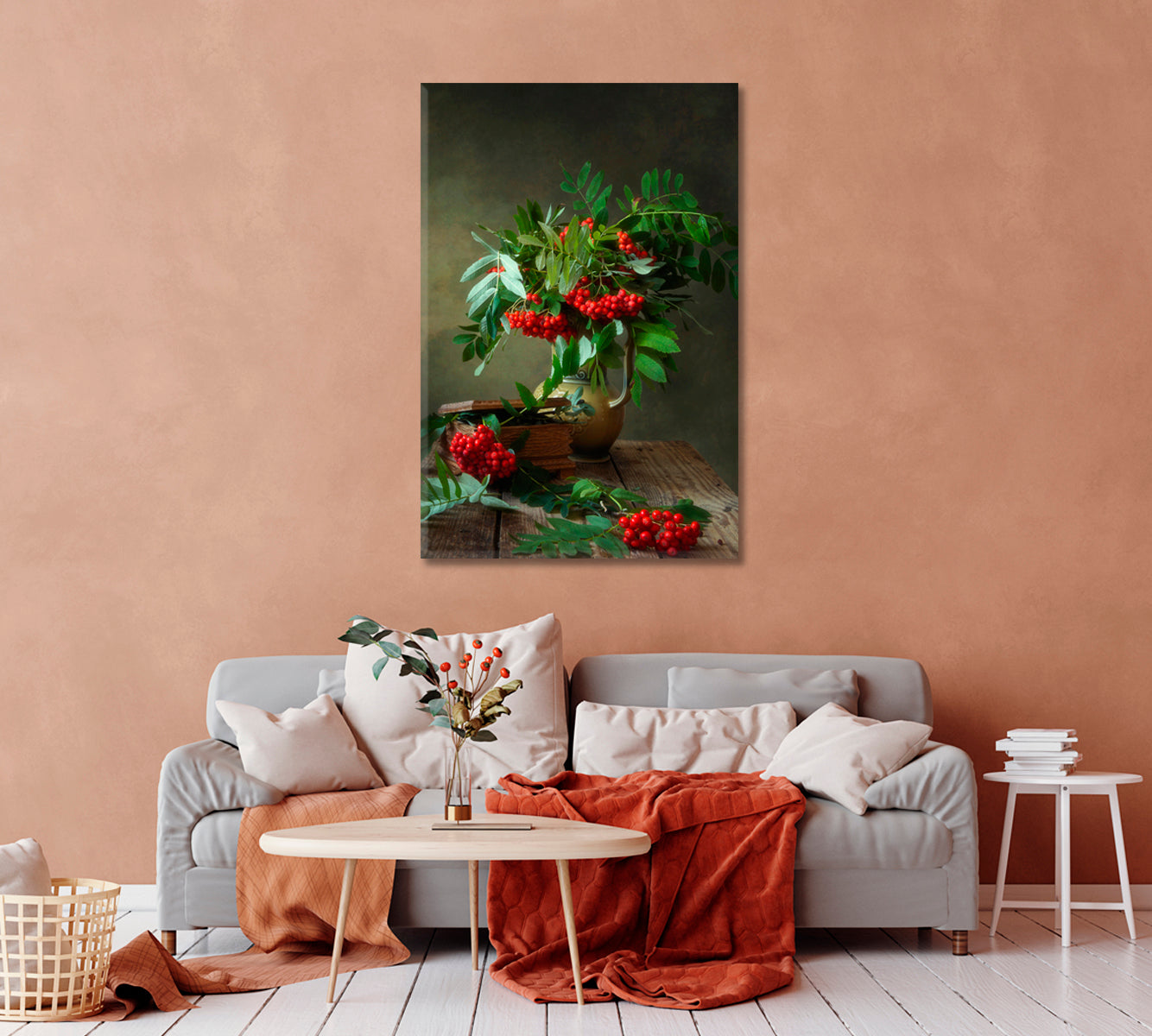 Rowan Still Life Trendy Wall Décor-Canvas Print-CetArt-1 panel-16x24 inches-CetArt