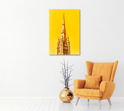 Saint James Cathedral Toronto Wall Art-Canvas Print-CetArt-1 panel-16x24 inches-CetArt