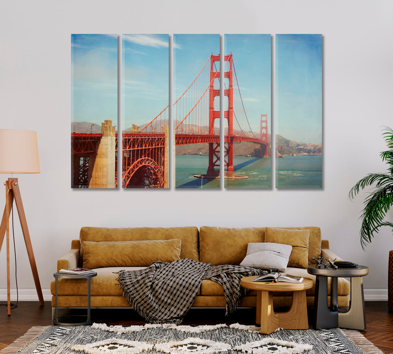 Golden Gate Bridge San Francisco Canvas Print-Canvas Print-CetArt-1 Panel-24x16 inches-CetArt