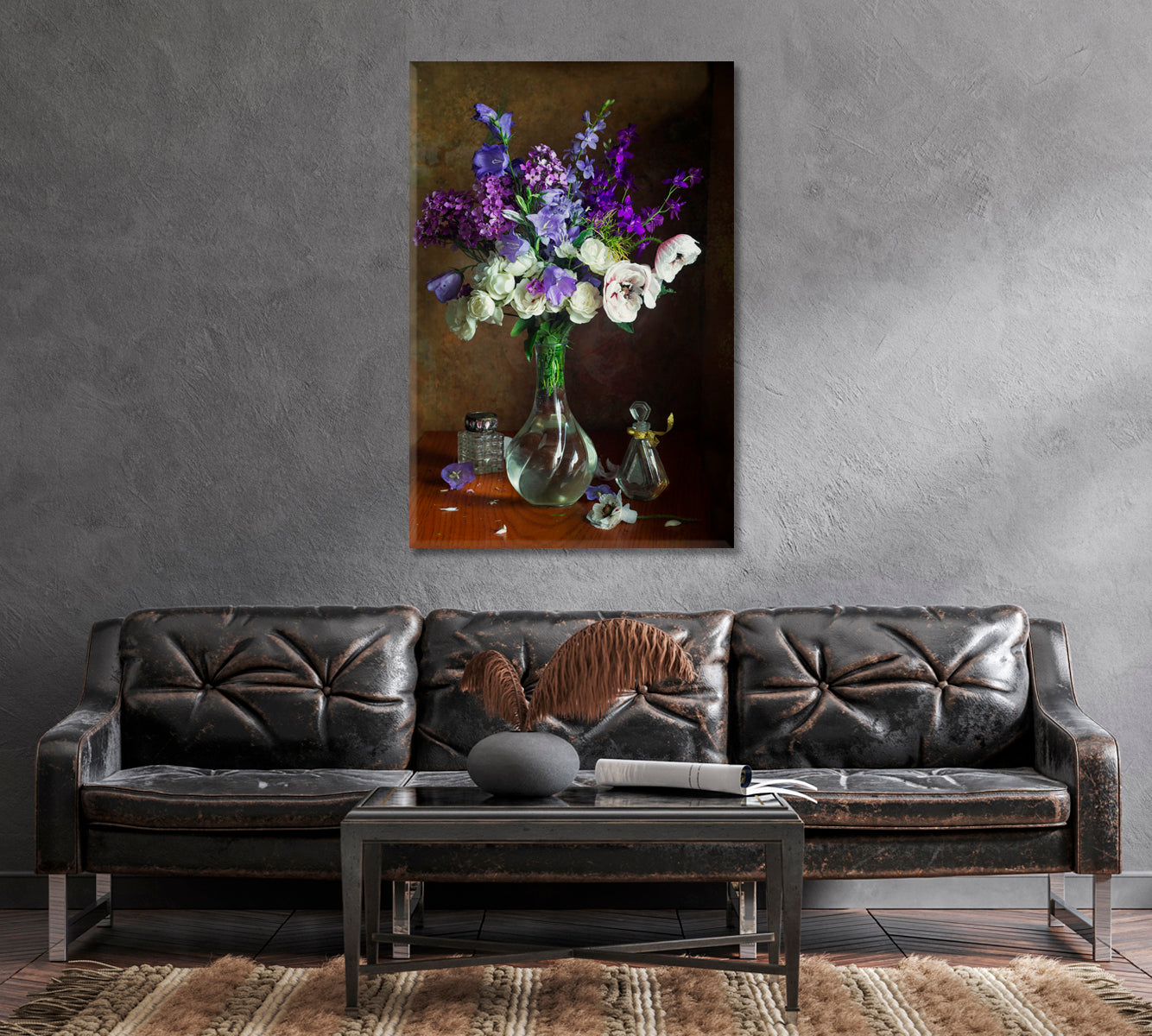 Summer Bouquet Canvas Wall Art Decor-Canvas Print-CetArt-1 panel-16x24 inches-CetArt