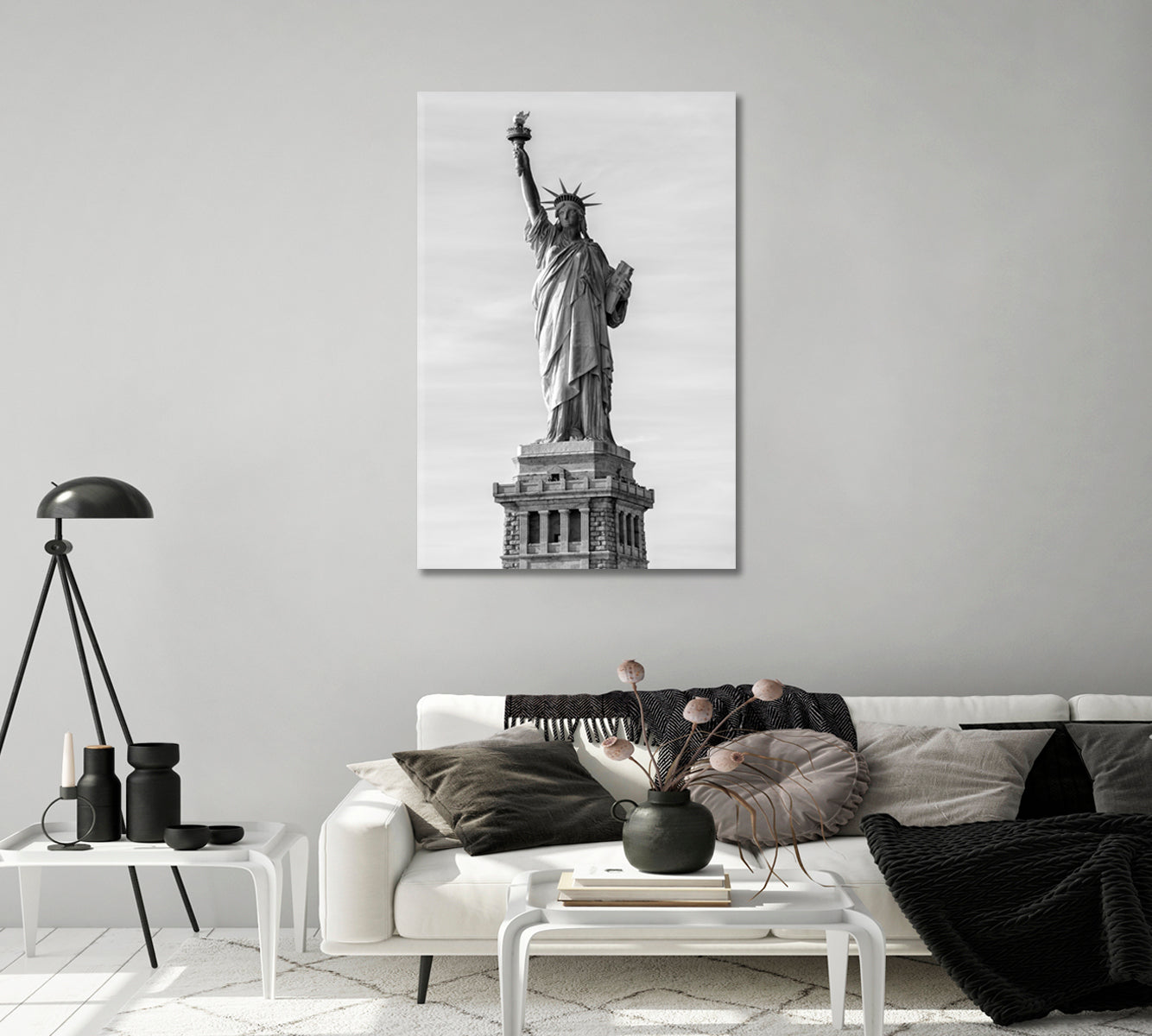 Statue of Liberty Canvas Wall Decor-Canvas Print-CetArt-1 panel-16x24 inches-CetArt