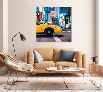 Time Square Office Canvas Print-Canvas Print-CetArt-1 panel-12x12 inches-CetArt