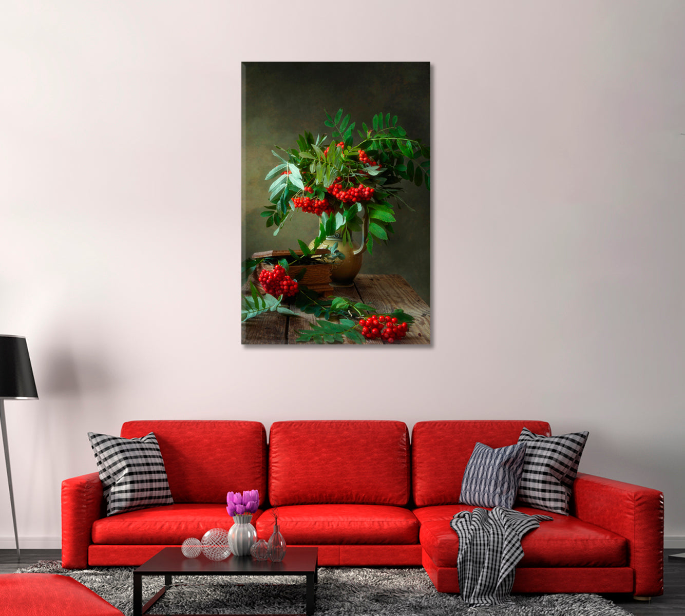 Rowan Still Life Trendy Wall Décor-Canvas Print-CetArt-1 panel-16x24 inches-CetArt