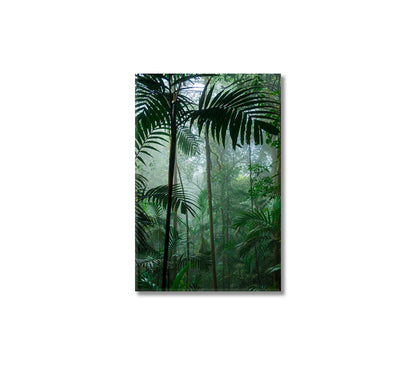 Tropical Rainforest Home Wall Art-Canvas Print-CetArt-1 panel-16x24 inches-CetArt