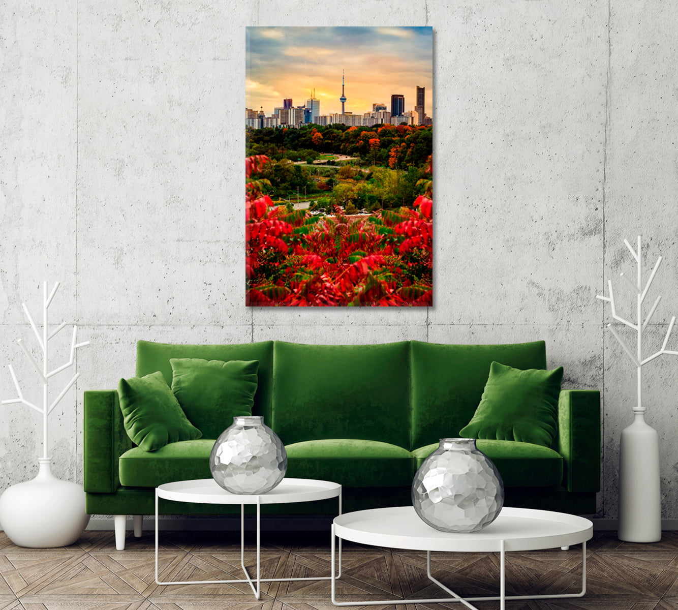 Toronto Ready to Hang Canvas-Canvas Print-CetArt-1 panel-16x24 inches-CetArt