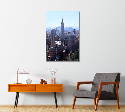 New York City Skyline Canvas Print-Canvas Print-CetArt-1 panel-16x24 inches-CetArt