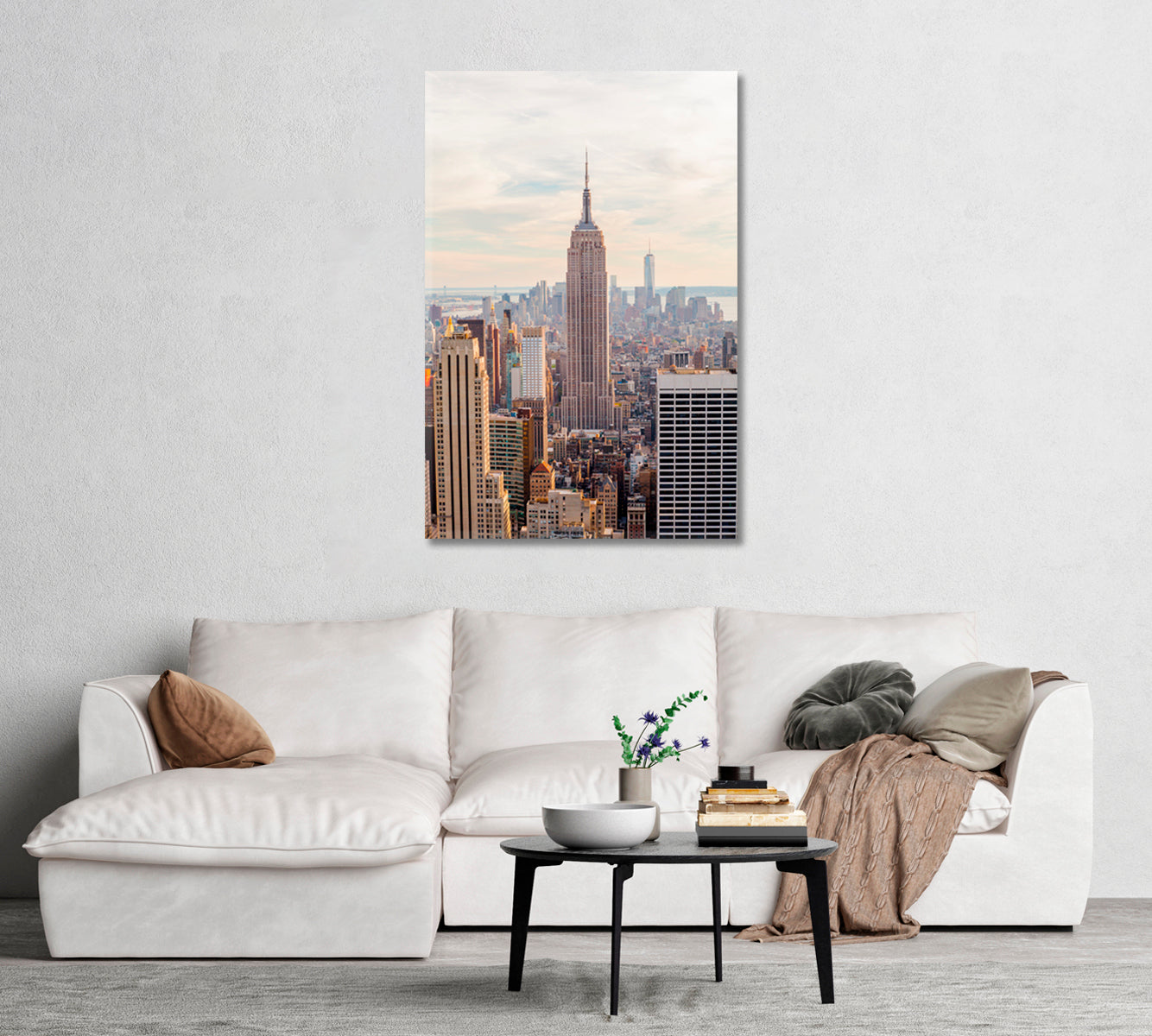 New York City Home Art Decor-Canvas Print-CetArt-1 panel-16x24 inches-CetArt