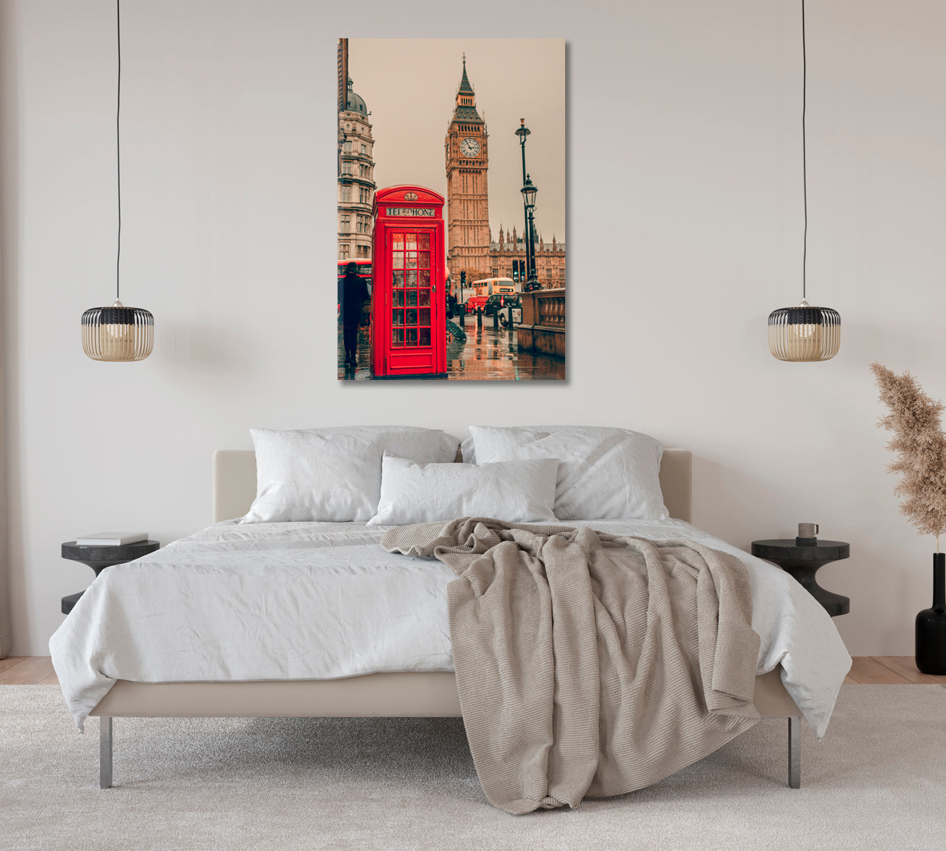 Big Ben Wall Art Home Decor-Canvas Print-CetArt-1 panel-16x24 inches-CetArt