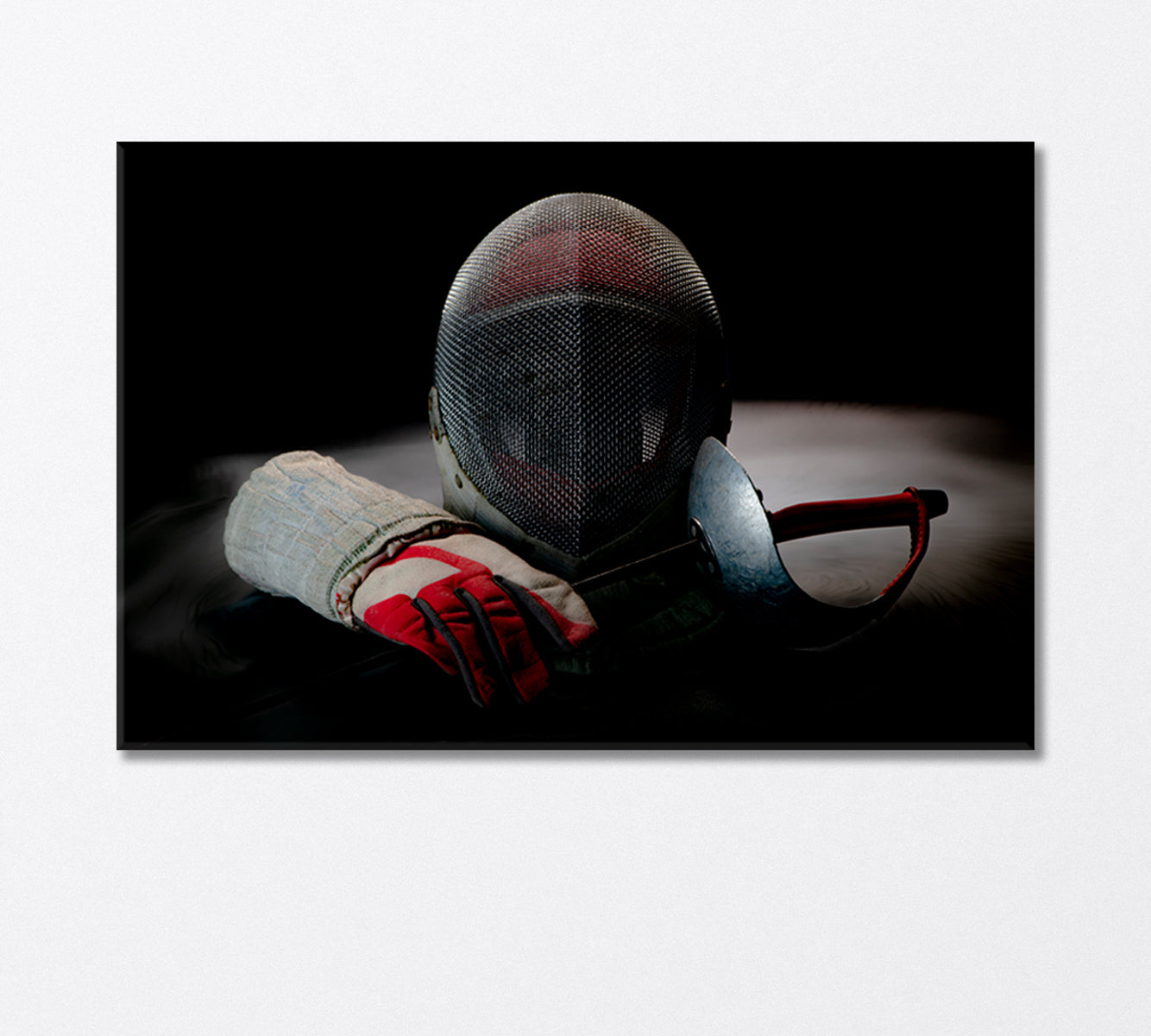 Protective Equipment for Fencing Canvas Print-Canvas Print-CetArt-1 Panel-24x16 inches-CetArt