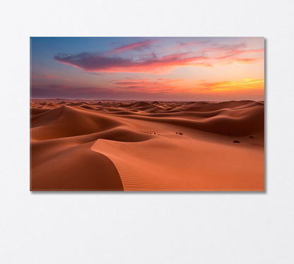 Sand Dunes in Liwa UAE Canvas Print-Canvas Print-CetArt-1 Panel-24x16 inches-CetArt