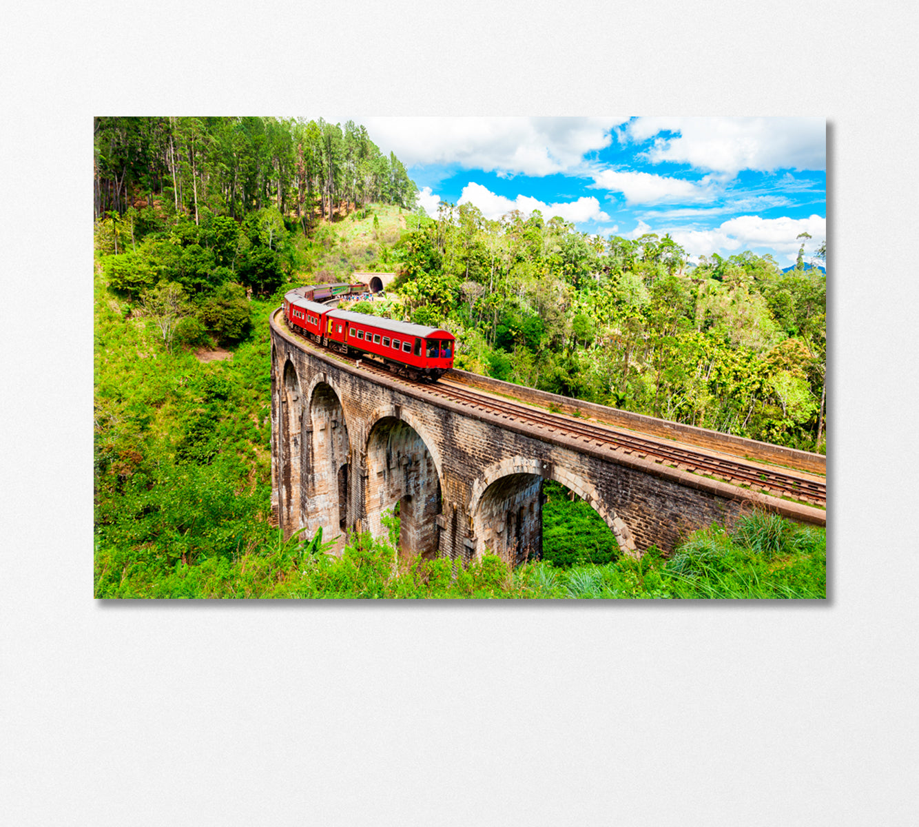 Railway Bridge of Nine Arches Sri Lanka Canvas Print-Canvas Print-CetArt-1 Panel-24x16 inches-CetArt