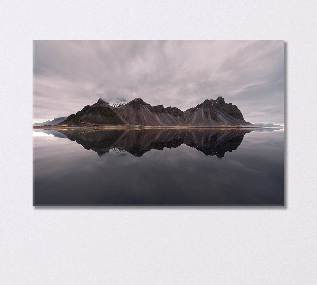 Mount Vestrahorn on the Stockeness Peninsula Iceland Canvas Print-Canvas Print-CetArt-1 Panel-24x16 inches-CetArt