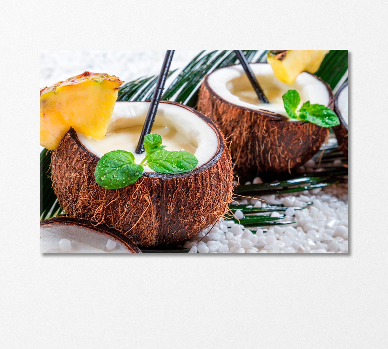 Fresh Coconut Canvas Print-Canvas Print-CetArt-1 Panel-24x16 inches-CetArt