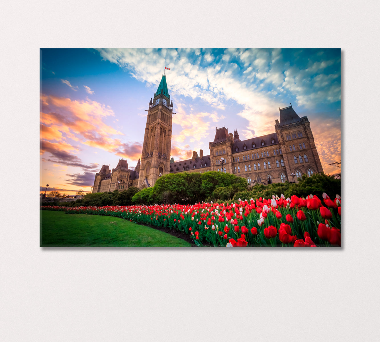 Parliament Building of Canada Canvas Print-Canvas Print-CetArt-1 Panel-24x16 inches-CetArt