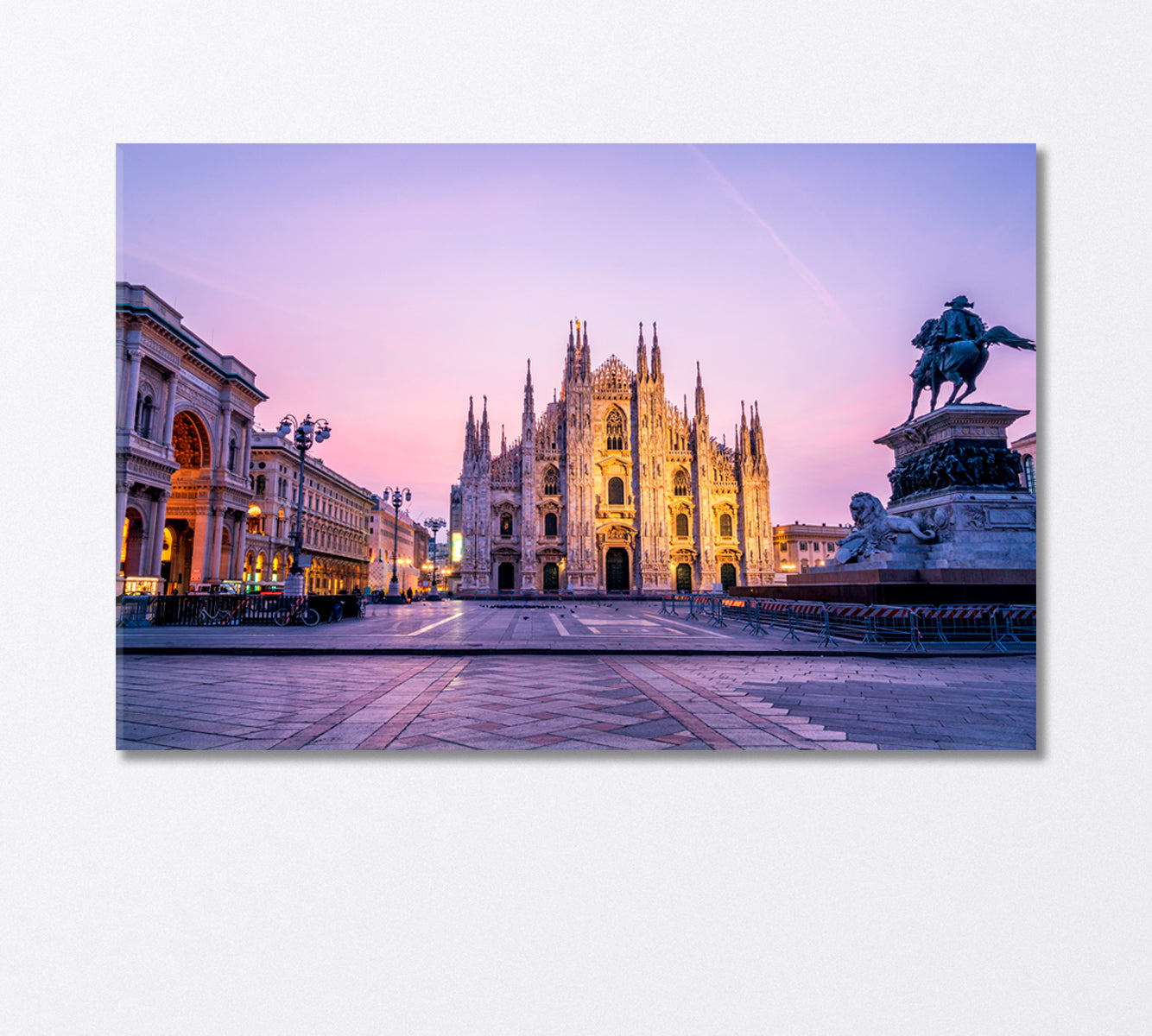 Duomo di Milano Italy Canvas Print-Canvas Print-CetArt-1 Panel-24x16 inches-CetArt