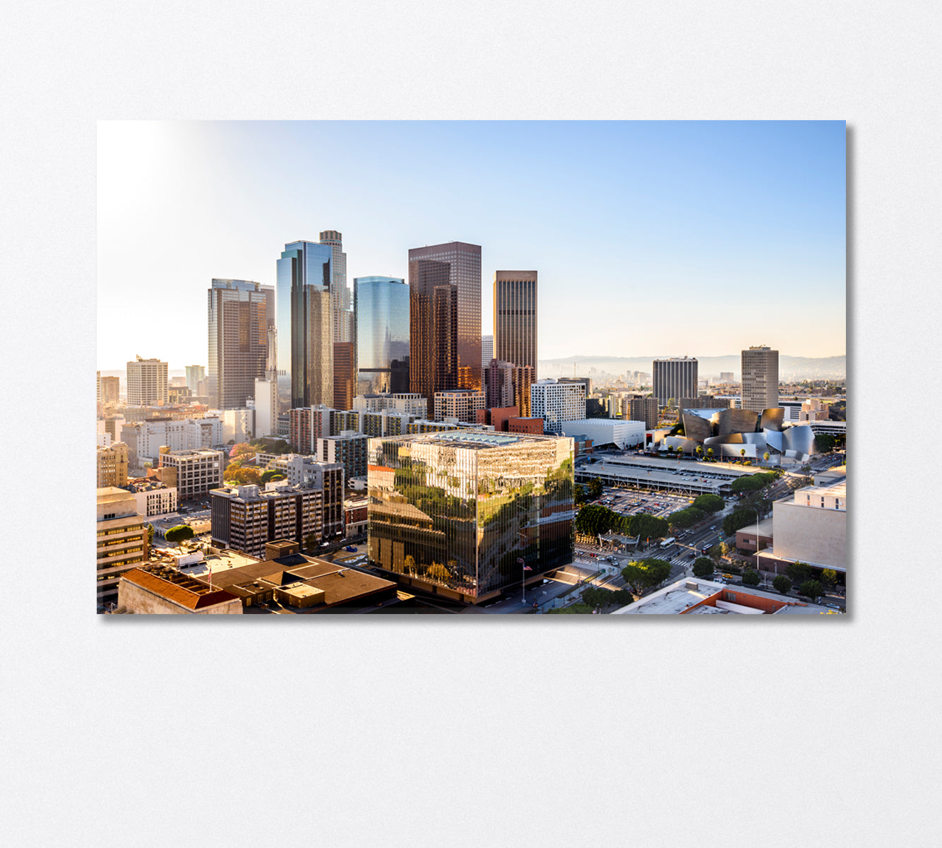 High-rise Buildings Los Angeles California USA Canvas Print-Canvas Print-CetArt-1 Panel-24x16 inches-CetArt