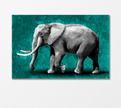 Abstract Elephant Canvas Print-Canvas Print-CetArt-1 Panel-24x16 inches-CetArt