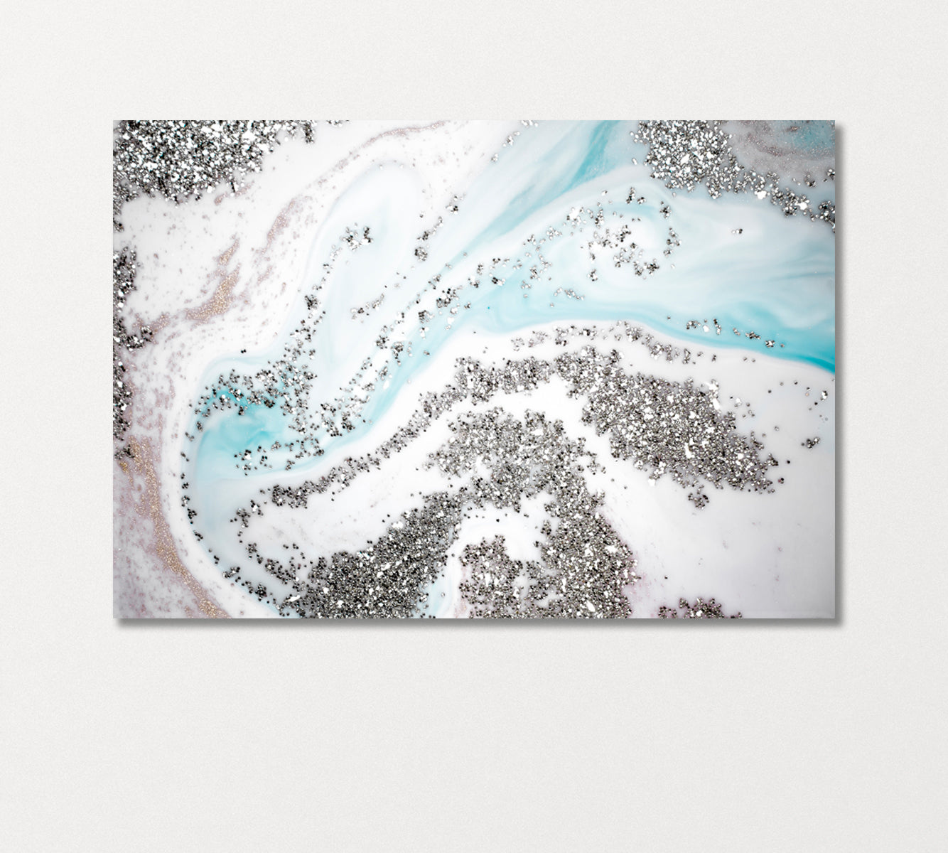 Abstract Liquid Marble in Pastel Colors Canvas Print-Canvas Print-CetArt-1 Panel-24x16 inches-CetArt