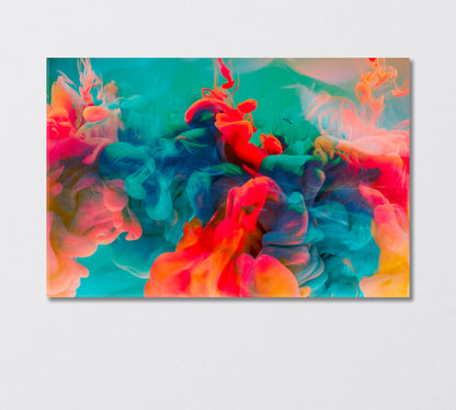 Colorful Haze Abstract Art Canvas Print-Canvas Print-CetArt-1 Panel-24x16 inches-CetArt